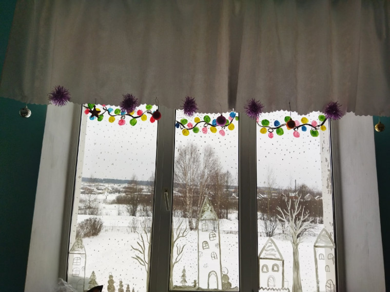 Новогодние окна.